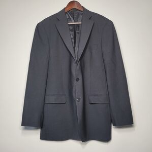 346 Brooks Brothers Mens Blue Stretch Wool Blend Suit Blazer 42R